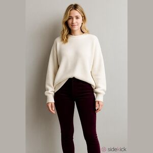 J. Crew Violet Velvet Stretch Skinny Jeans 31